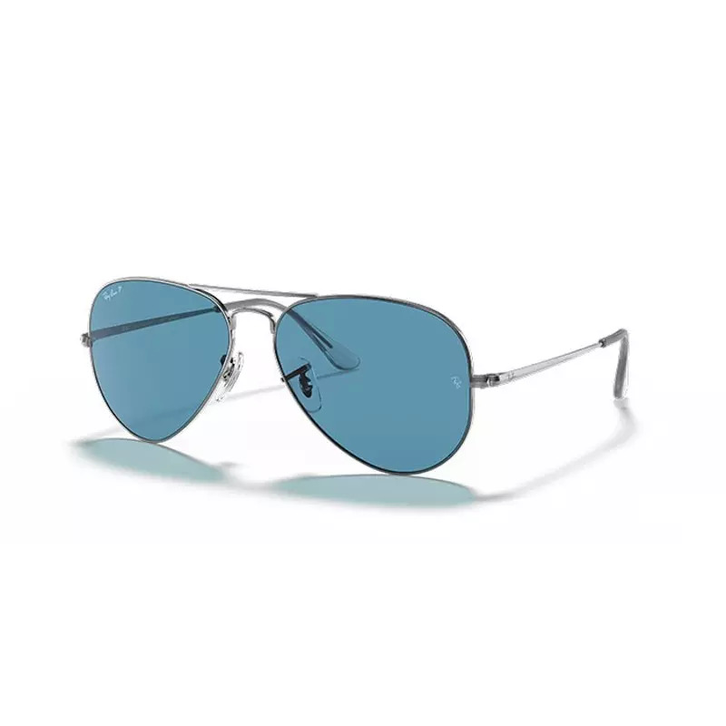 Lunettes de soleil Aviator Metal II B3689, couleur canon de fusil/bleu